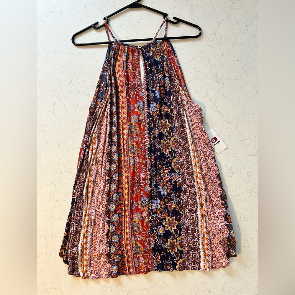 NWT Daytrip Buckle Floral Print Keyhole Tank Top - Picture 12 of 15